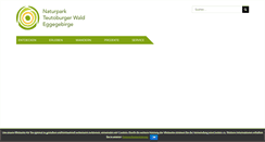 Desktop Screenshot of naturpark-teutoburgerwald.de